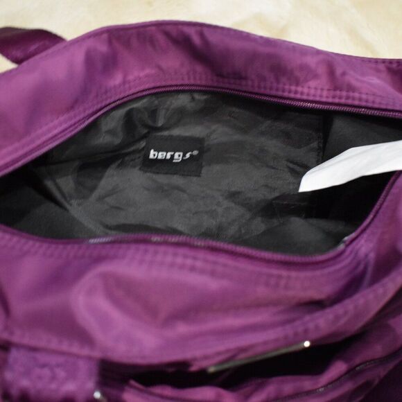 BERGS 3 in1 Travel Tote Shopping Trolley Foldable Overnight Carry On Adjustable - Picture 15 of 16